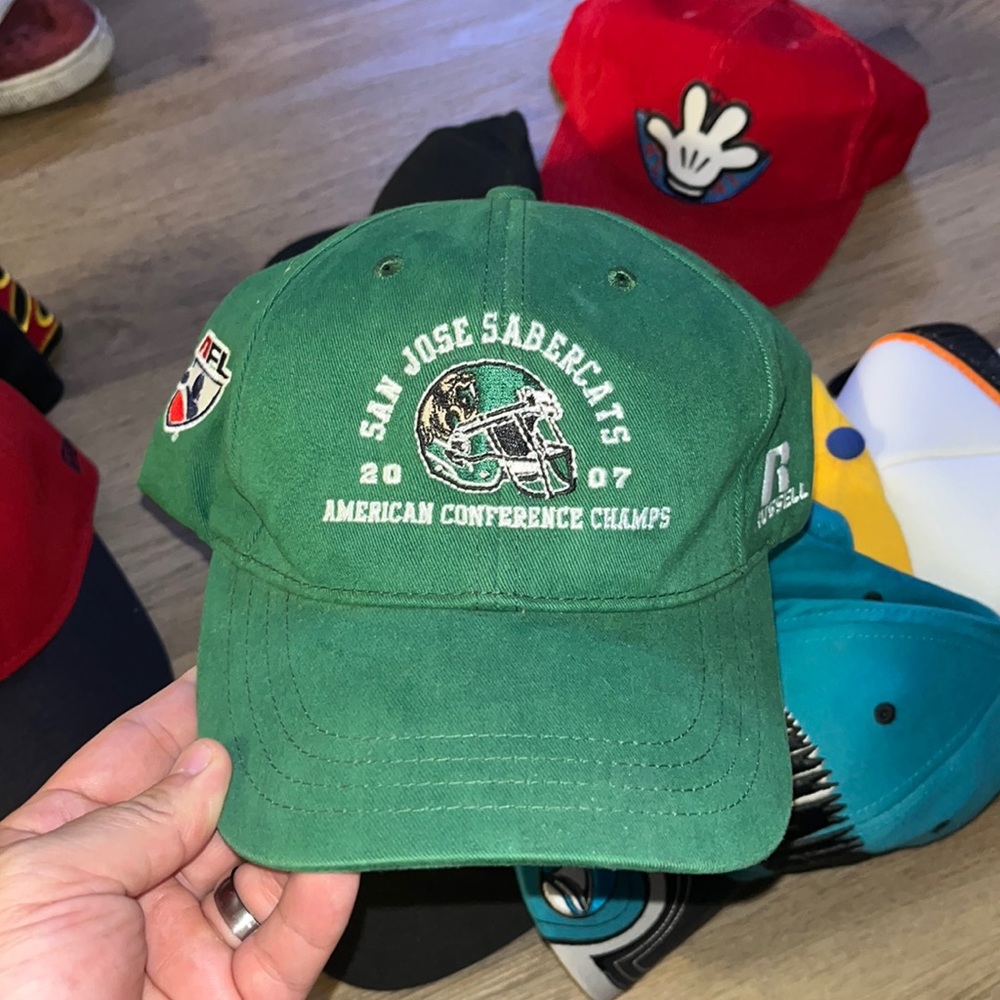 Vintage Russell Athletic San Jose Sabercats Hat 2007 arena football league